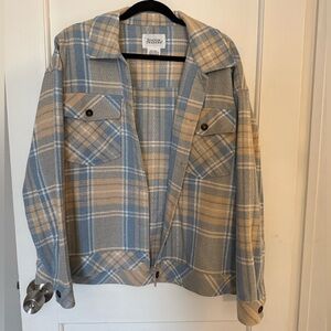 Flannel Print Jacket